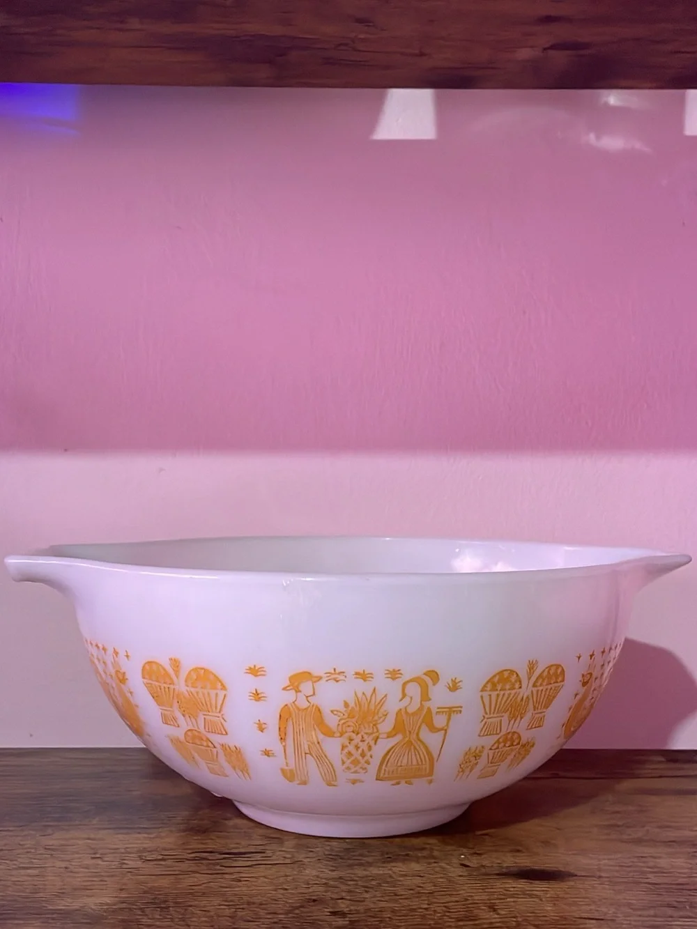 Pyrex Pumpkin Butterprint Cinderella Bowl